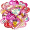 Mother’s Day Foil Balloons – 24PCS Premium Aluminum Foil Balloons | Large Heart & Themed Party Decorations (Gold, Silver, White)
